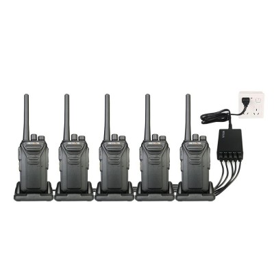 5Pack Retevis RT27 22CH FRS license-free Walkie Talkie UHF VOX Scan CTCSS/DCS Monitor Two way Radio wih multi USB charger