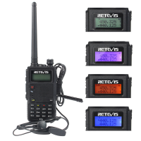 Retevis RT5 Dual Band UHF/VHF security Walkie Talkies 136-174/400-520MHz 128Channel VOX DTMF FM Radio 1750Hz Two Way Radio