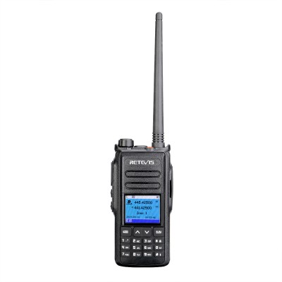 Retevis RT72 DMR dual time slot Digital GPS Walkie Talkie SMS UHF/VHF 5W Two way radio Group call Digital signaling Radio