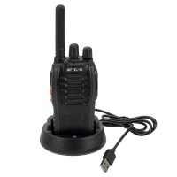 4PACK Cheap church Walkie Talkie Retevis H777 For Transport Supermarket 2W UHF 16CH two way Radio+earpiece+Programming Cable