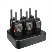 6Pack High quality Walkie Talkie with six way Rapid Charger Retevis H777 2W CTCSS/DCS UHF 16CH FM Two Way Radio